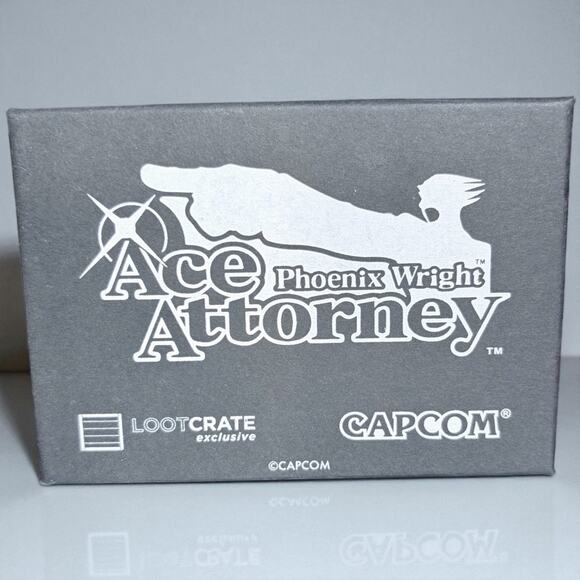 Ace Attorney Phoenix Wright Briefcase Card Holder Capcom Loot Crate Anime U - Picture 1 of 6